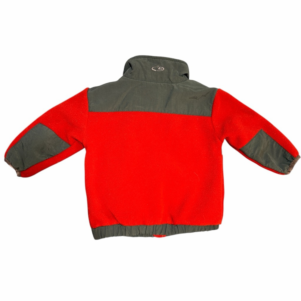 Champion C9 Baby Boys' Red & Gray Fleece Full-Zip Jacket - Size 12M - Picture 2 of 10